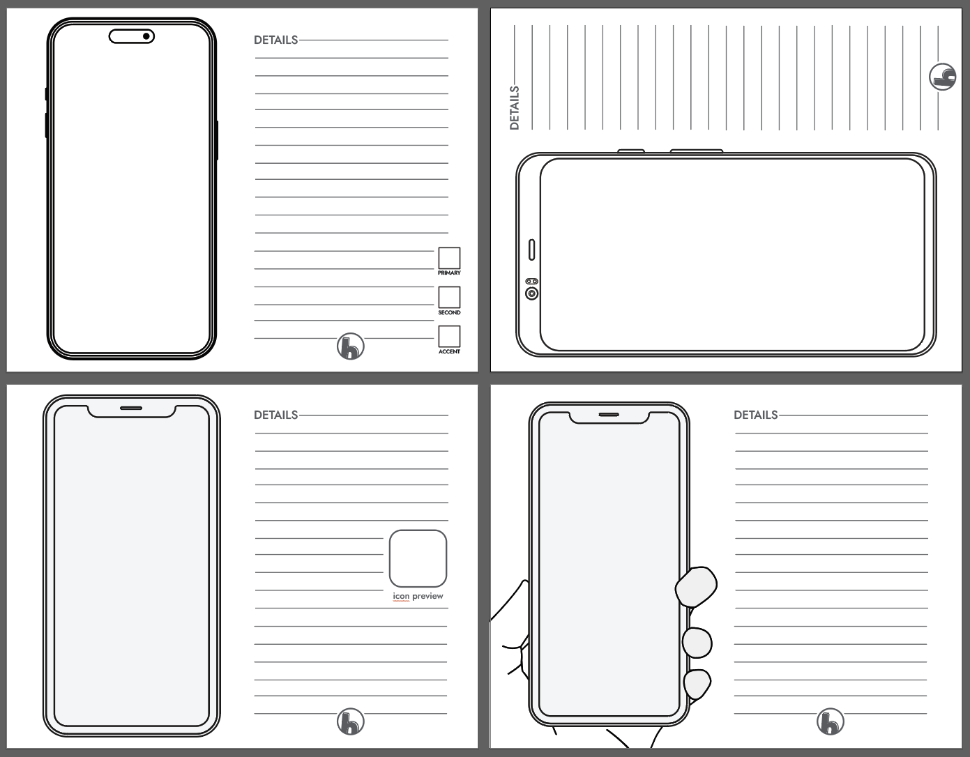 Free mobile app wireframe templates